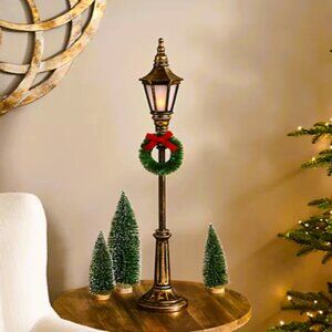 24" Illuminated Lamp Post by Valerie Parr Hill Set of 2 NWT